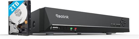 Reolink NVR 8-Channel Recorder with 2TB HDD RLN8-410