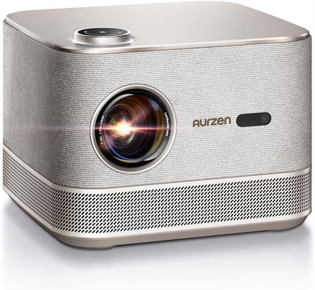 AURZEN BOOM 3 Outdoor Projector, WiFi/Bluetooth, 4K-Ready, 36W Speakers