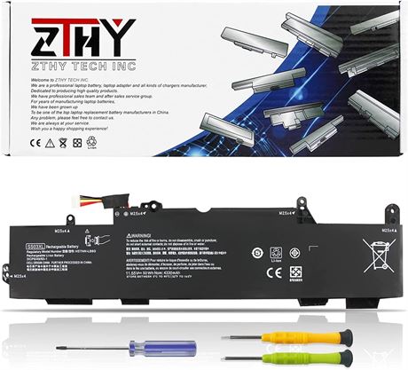 ZTHY SS03XL Laptop Battery for HP EliteBook 730-846, G5/G6 14U 11.55V 50Wh