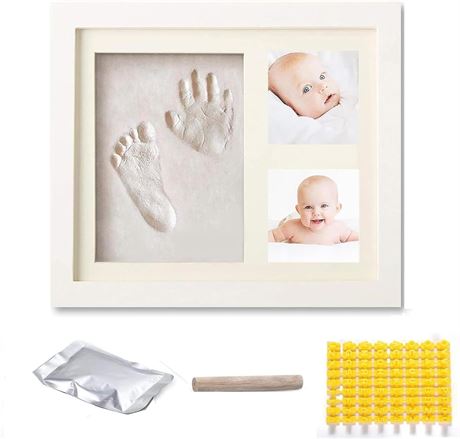 Baby Hand and Footprint Kit: Inkless Foot & Handprint Clay Mold Keepsake
