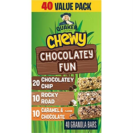 Quaker Chewy Chocolate Fun Bars 8-Pack (960g)