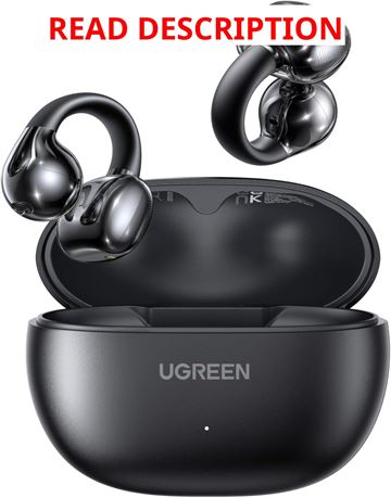 UGREEN Open Ear Wireless Headphones Bluetooth 5.4, 12mm Driver, 30h Playtime