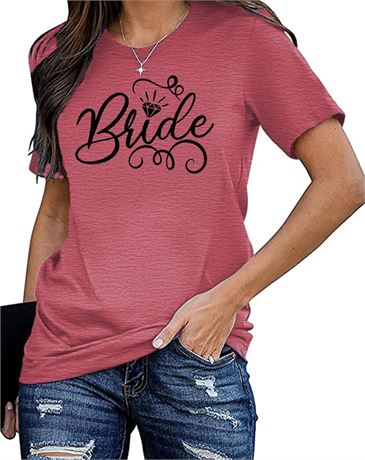 Bride Bachelorette Party Shirt for Women, Bridesmaid Wedding T-Shirt Gift