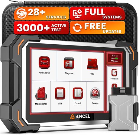 ANCEL DS500BT Bidirectional Scan Tool for System Diagnostics, CAN-FD