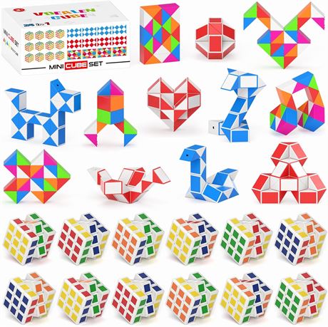 Mini Cube Puzzle 24pcs Vdealen Jouet Fête Enfants