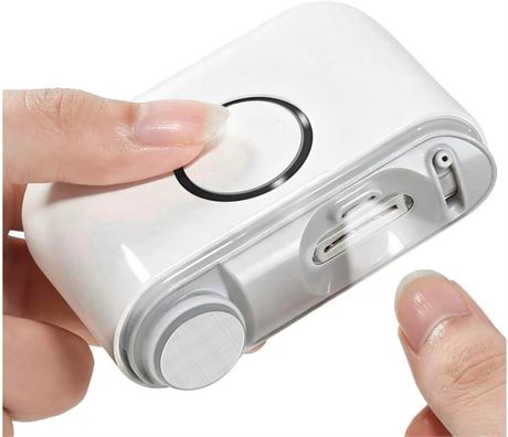 ONEDONE Electric Nail Clipper 3-in-1 Rechargeable Trimmer with Dual Blades