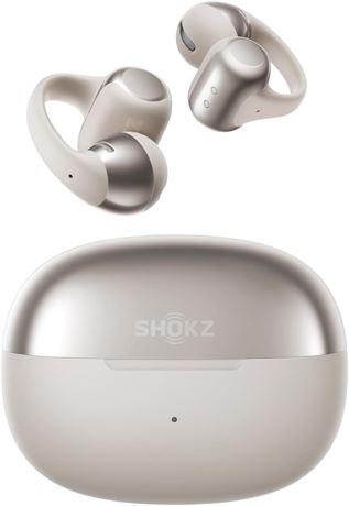 SHOKZ OpenDots One Open-Ear Headphones, Clip-On Fit, 40 hr Playtime