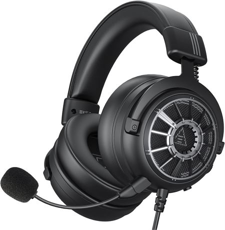 EKSA Wired Gaming Headset with Noise-Canceling Mic for PS5/PS4/PC, 3.5mm