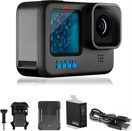 GoPro HERO11 Black Waterproof 5.3K60 Action Camera E-Commerce Package