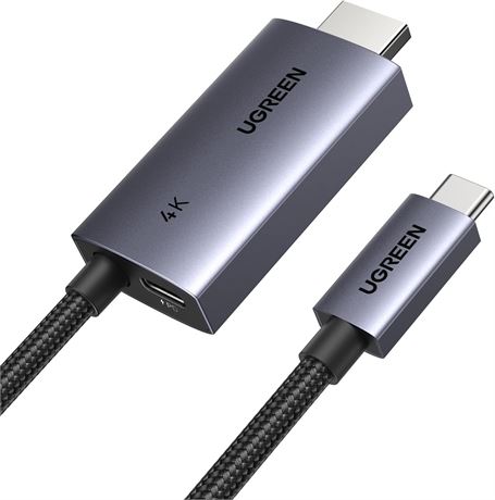 UGREEN USB-C to HDMI Cable 100W PD, 4K/60Hz, 2M, Thunderbolt Compatible