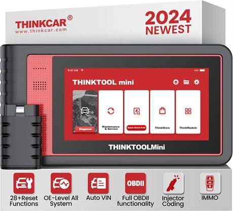 Thinkcar ThinkTool Mini OBD2 Scanner 5.99" Touchscreen 28 Services