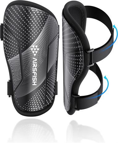 AirsFish Kids Shin Guards – CE Certified Soccer Protection