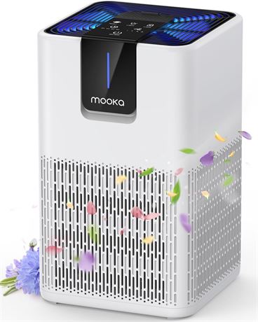 Purificateur d’air HEPA H13 MOOKA 300 m² animaux odeurs fumée aromathérapie