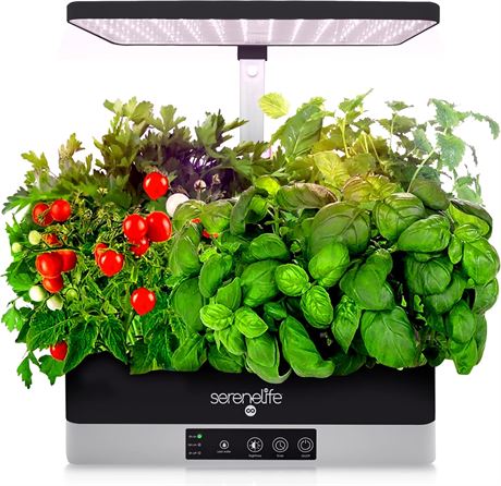 Smart Indoor Garden Hydroponic Kit 11 Pods Adjustable LED Grow Light for Herbs