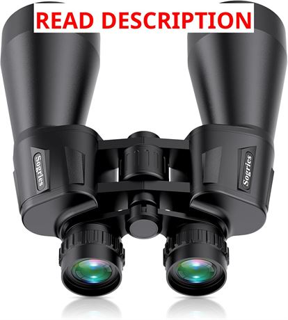 20x60 Binoculars Waterproof Fog-Proof for Bird Watching, Low-Light, Hunting