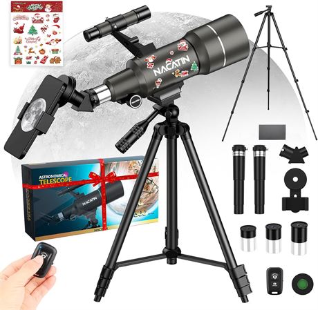 NACATIN T lescope r fracteur portable 70 mm, 300 mm focale - kit complet