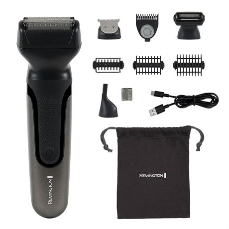 Remington ONE Shave & Groom Multi-Tool Razor with 4 Attachments & 5 Combs