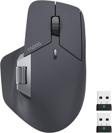 Rapoo MT760 PRO Wireless Mouse, NearLink + BT 5.0, 12K DPI, 11 Buttons