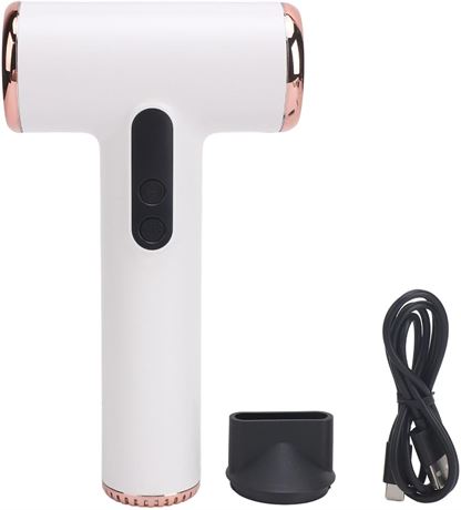 Hair Dryer with Concentrator, 15000mAh, USB Rechargeable