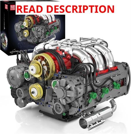 Mould King 10181 Working Flat Engine Model Kit - 2375 pcs STEM DIY