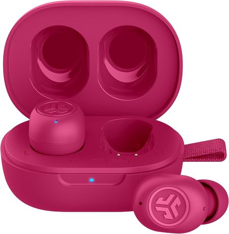 JLab JBuds Mini, True Wireless Earbuds, Bluetooth Multipoint, IP55 Pink