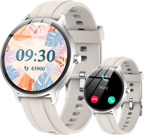 Montre connect e homme/femme: appels, IA vocale, FC/Spo2, IP68, Android/iOS