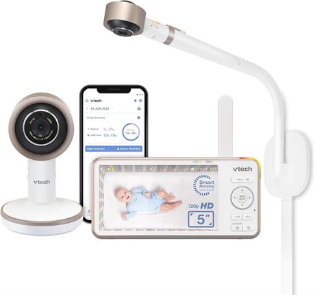 Moniteur bébé VTech V-Care VC2105 WiFi FHD 1080p écran 5" VOX