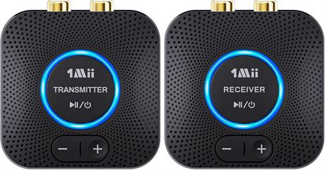 1Mii 2.4GHz Wireless Audio Transmitter Receiver Set 260Ft Long Range Low Latency
