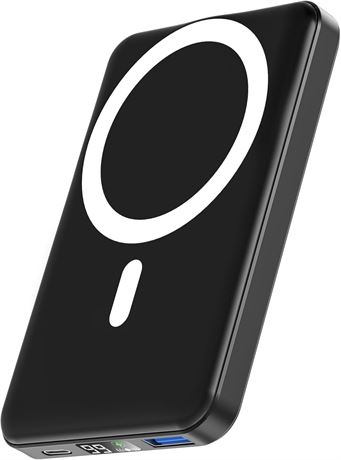 Podoru MagSafe 10000mAh Power Bank with 22.5W PD USB-C, LED Display