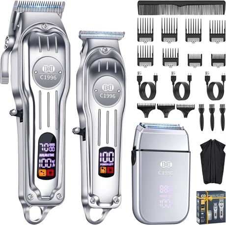 CIICII Tondeuses et taille-haies pour hommes, rasoirs  lectriques kit barbe