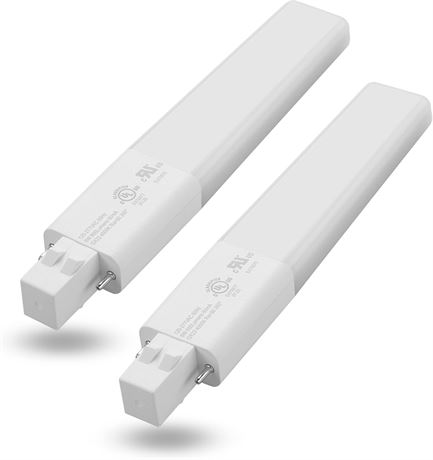Ampoules LED GX23 6 W équivalent CFL 13 W 5000K lot de 2