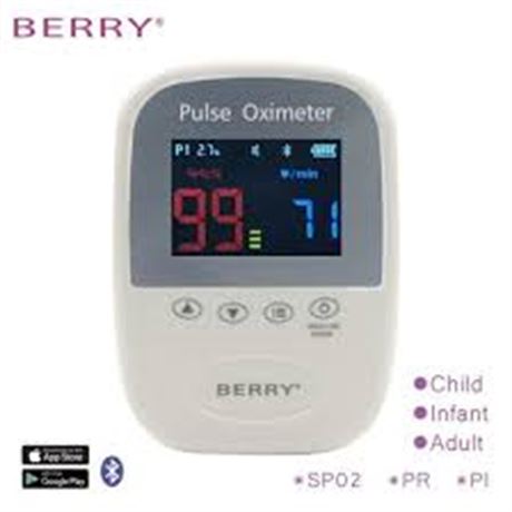 Berry Medical Handheld Pulse Oximeter Adult Kid Infant ...
