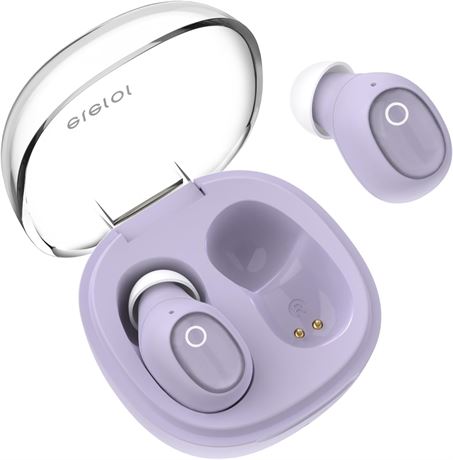 Wireless Earbuds for Small Ears, Mini Bluetooth Buds with 2 Noise Mics