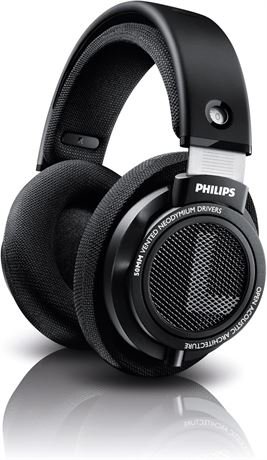 Philips Audio SHP9500 HiFi Precision Stereo Over-Ear Headphones (Black)