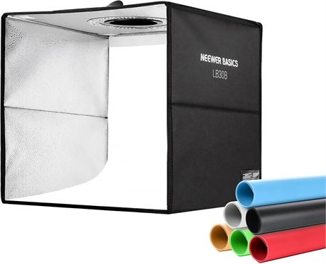 NEEWER Basics Bi-Color Photo Studio Light Box 12x12 Folding Tent 120 LB30B