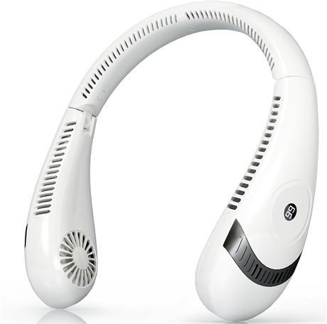 Ventilateur Cou de Nuque OLV 5000mAh Rechargeable 3 Vitesses