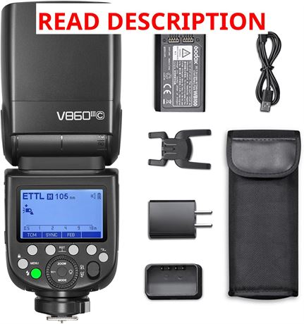 Flash Godox V860III-C Canon 2.4G HSS LED 2600mAh