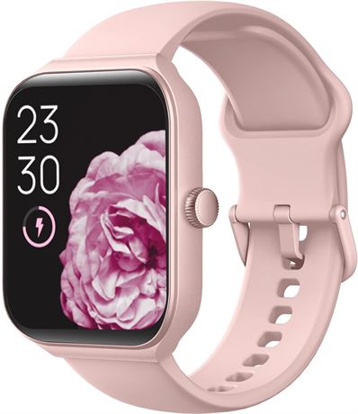TOOBUR Smart Watch Alexa Built-in, 1.95" Fitness Tracker, IP68, HR, Sleep