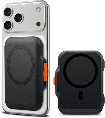 Spigen Portefeuille MagSafe, porte-cartes magn tique rigide, iPhone 12-17