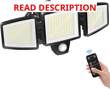 FLITI Motion Sensor Outdoor Flood Light – 2500LM, Remote