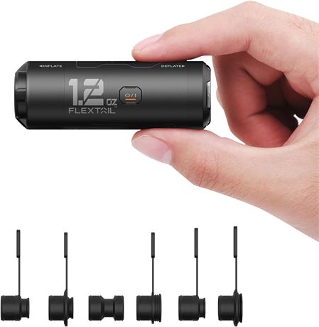 FLEXTAILGEAR Zero Pump mini pompe à air portable 33g 6 buses