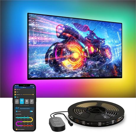 Govee TV Backlight RGBIC for 55-65 Inch TVs, Bluetooth/Wi-Fi App Control