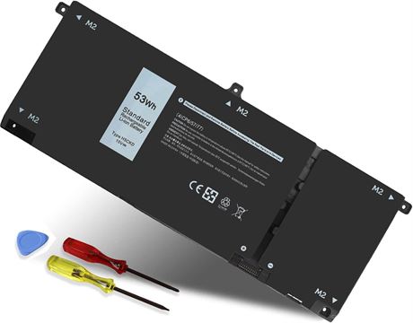 53Wh H5CKD 15V Battery Replacement for Dell Inspiron 5400-5509 Series