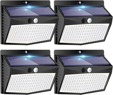 Peasur Appliques Solaires Extérieures Détecteur Mouvement 3 Modes IP65