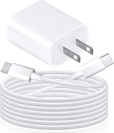 Chargeur Rapide 20W USB C Compatible avec iPad et Plus