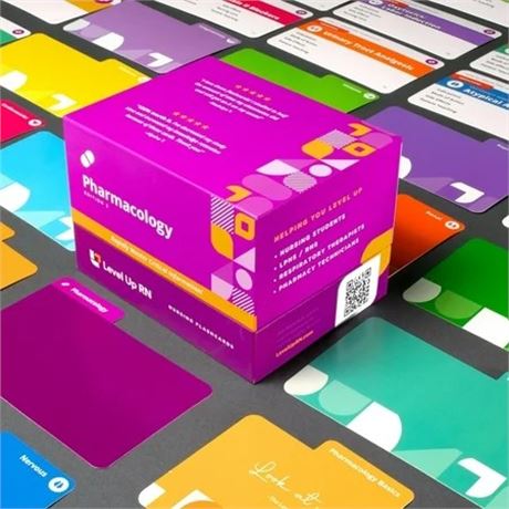 Pharmacology cartes mémoire pour étudiants infirmiers