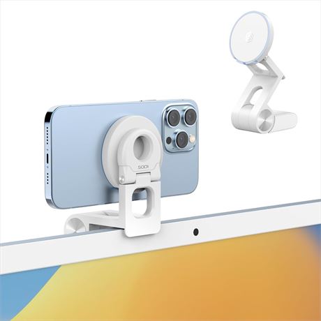 SODI Continuity Camera Mount for iMac & Mac, Magnetic Adjustable iPhone Holder