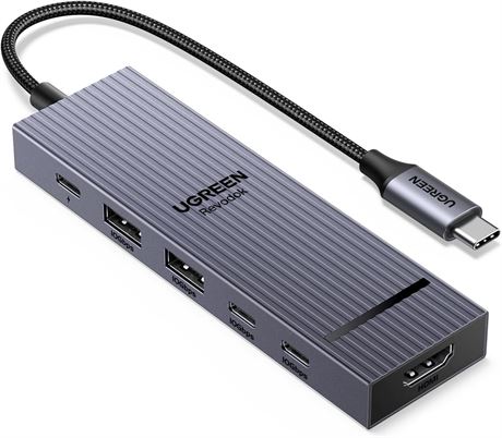 UGREEN Revodok Pro 106 USB-C Hub – 6-in-1, 4K HDMI, 100W PD
