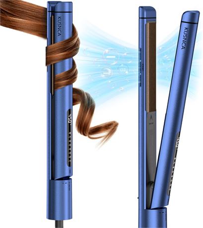KUSNCA Fer   lisser 2 en 1, ions n gatifs, c ramique, double tension, 110-232 C