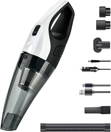 Aspirateur   main sans fil 8000 Pa, portable, LED, 7 accessoires